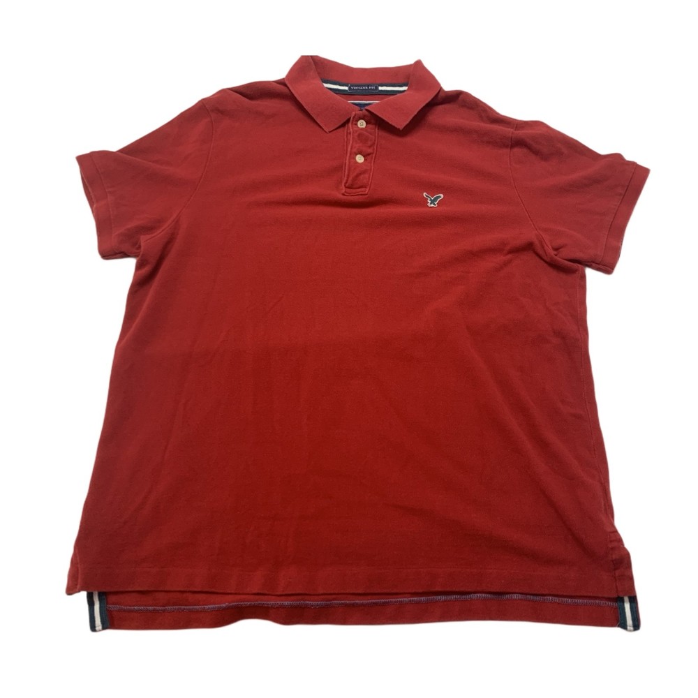 American Eagle Outfitters Red Polo Shirt